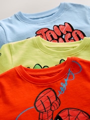 Red/Blue/Green Marvel Short Pyjamas 3 Pack (12mths-11yrs) - Image 13 of 14