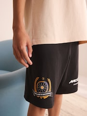 Black/Ecru Mclaren Single Short Pyjamas (3-16yrs) - Image 4 of 10