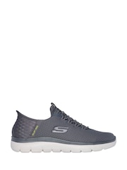 Skechers Grey Slipins Summits High Range Trainers - Image 1 of 6