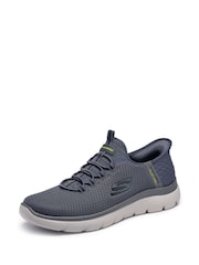 Skechers Grey Slipins Summits High Range Trainers - Image 5 of 6