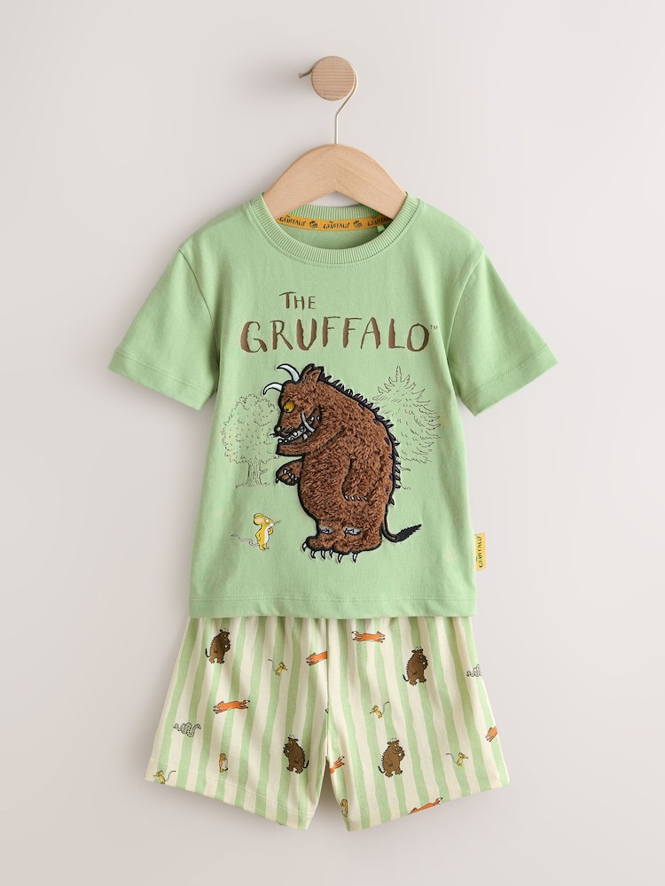 Sage Green Single Gruffalo Short Pyjamas (9mths-9yrs) - Image 1 of 5 Sage Green Single Gruffalo Short Pyjamas (9mths-9yrs) - Image 1 of 5