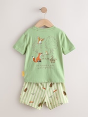 Sage Green Single Gruffalo Short Pyjamas (9mths-9yrs) - Image 3 of 5