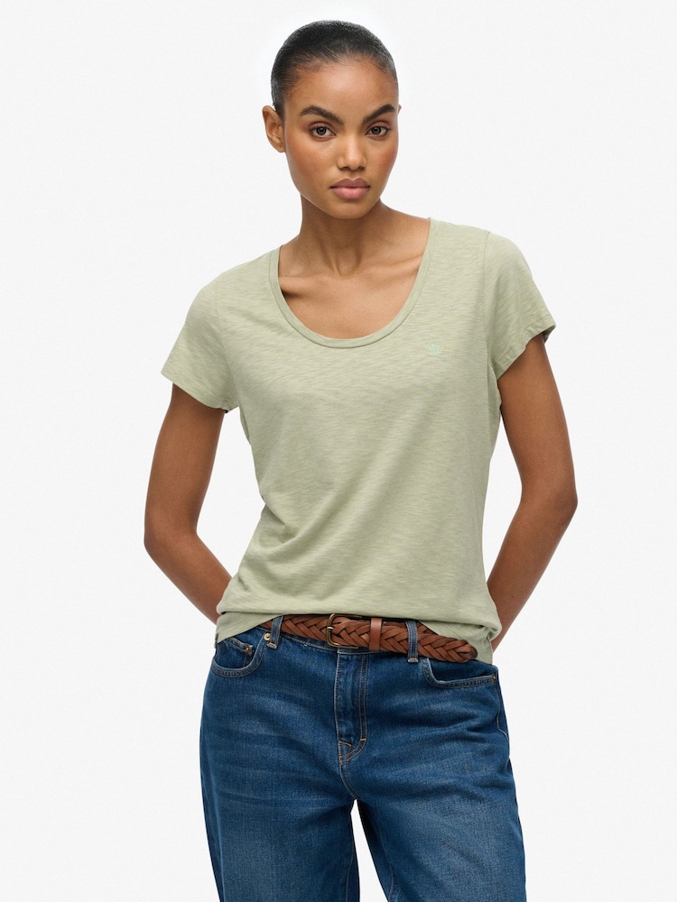 Superdry Sage Green Studios T-Shirt - Image 1 of 7