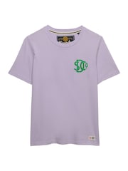 Superdry Lilac Purple T-Shirt - Image 5 of 5