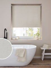 Natural Light Ready Made Printed Texture Moisture Resistant Roller Blinds - Image 1 of 6