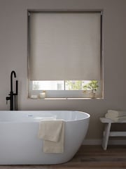 Natural Light Ready Made Printed Texture Moisture Resistant Roller Blinds - Image 2 of 6