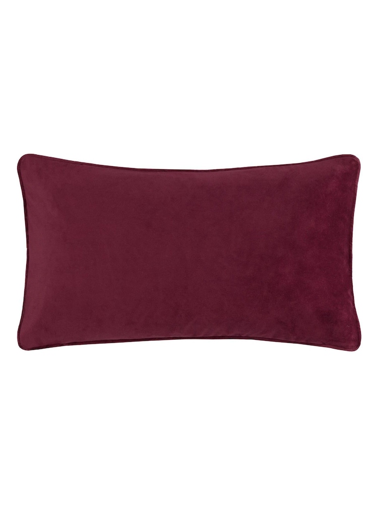 Furn Black Magic Bad Witch Piped Velvet Cushion - Image 2 of 3 Furn Black Magic Bad Witch Piped Velvet Cushion - Image 2 of 3