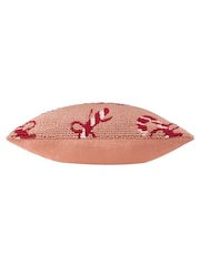 Furn Pink Red Candy Canes Tufted Cushion - Image 3 of 4