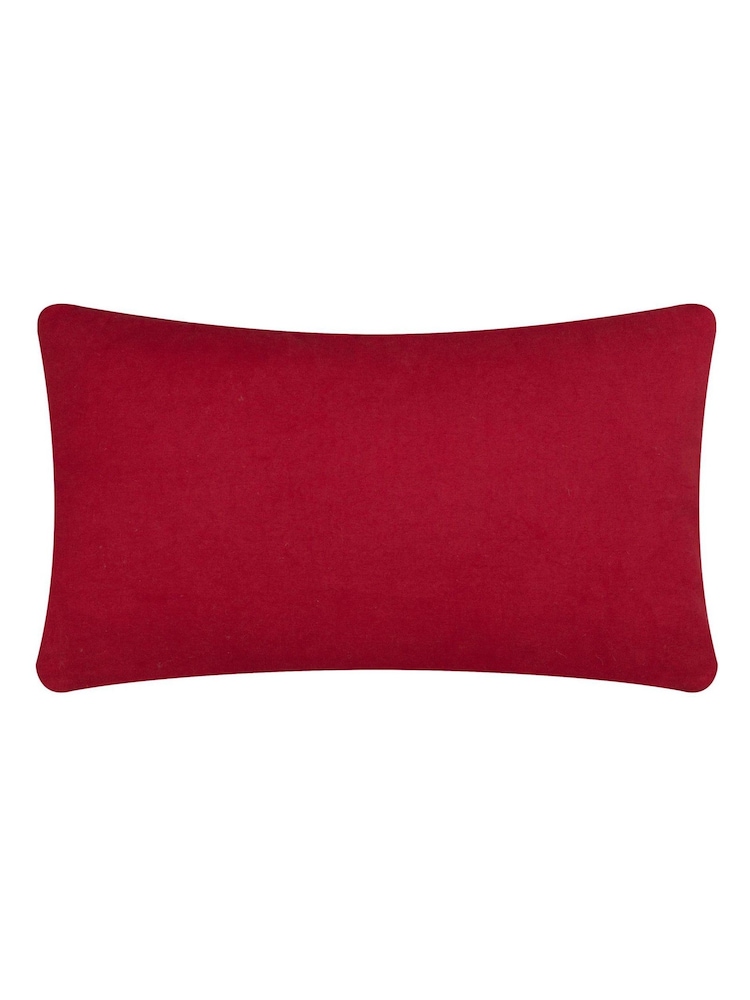 Furn Red/White Candy Fa La La Tufted Cushion - Image 2 of 4 Furn Red/White Candy Fa La La Tufted Cushion - Image 2 of 4