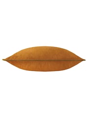 Furn Ginger Olive Meridian Velvet Cushion - Image 2 of 3