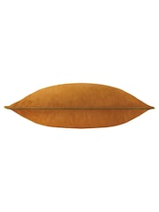 Furn Ginger Olive Meridian Velvet 55 x 55cm Cushion - Image 5 of 7