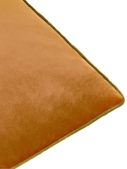 Furn Ginger Olive Meridian Velvet 55 x 55cm Cushion - Image 7 of 7