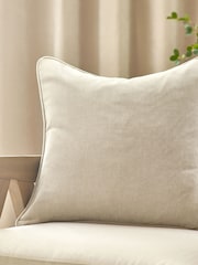 Yard Linen Heavy Chenille Piped Cushion - Image 1 of 4