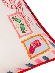 Furn Multicolour Dear Santa Printed Reversible Cushion - Image 4 of 4