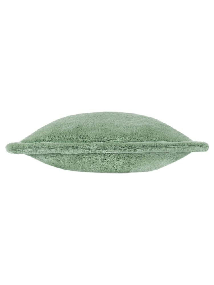 Furn Frost Green Kallu Faux Fur Cushion - Image 2 of 4 Furn Frost Green Kallu Faux Fur Cushion - Image 2 of 4