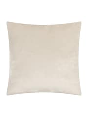Paoletti Oyster Savoy Stripe Velvet Cushion - Image 2 of 4