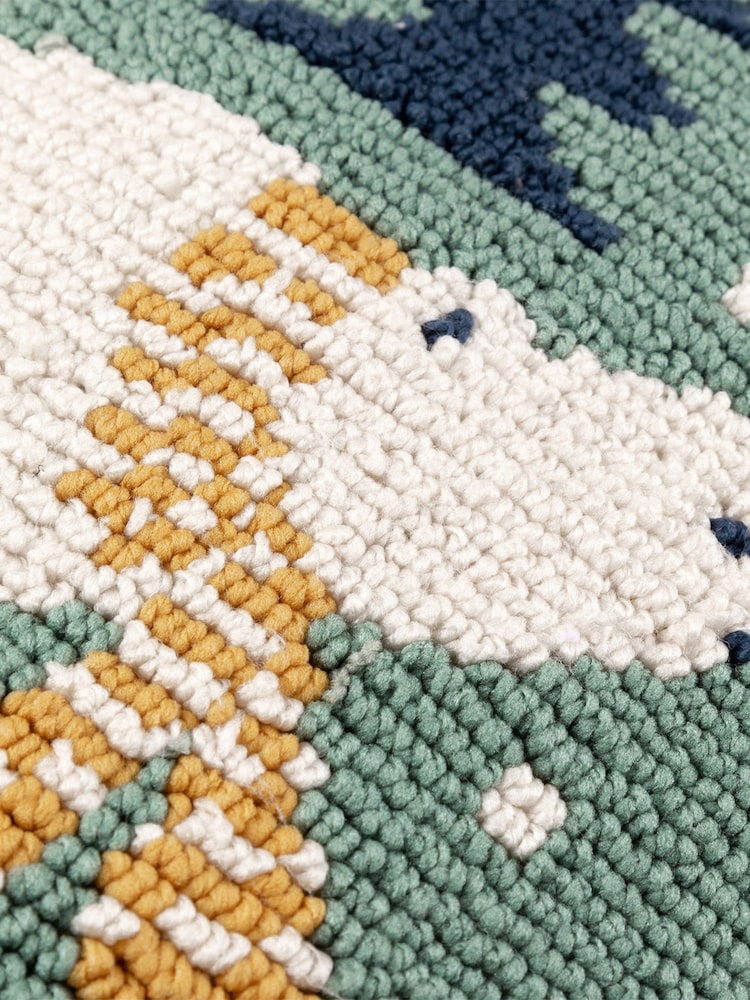 Furn Frosty Blue Polar Bear Tufted Cushion - Image 6 of 6 Furn Frosty Blue Polar Bear Tufted Cushion - Image 6 of 6