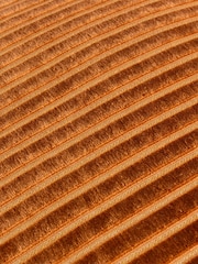 Paoletti Brick Savoy Stripe Velvet Cushion - Image 4 of 4
