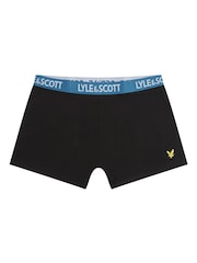 Lyle & Scott Black Boys Ned Underwear Trunks  5 Pack - Image 3 of 6
