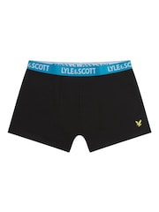 Lyle & Scott Black Boys Ned Underwear Trunks  5 Pack - Image 4 of 6