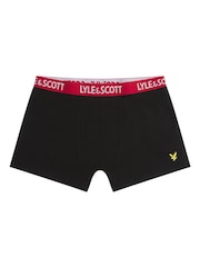 Lyle & Scott Black Boys Ned Underwear Trunks  5 Pack - Image 5 of 6