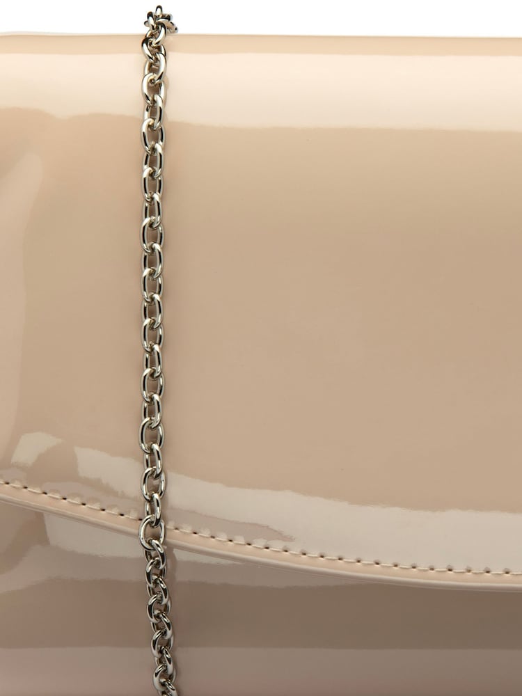 Ravel Nude Clutch Bag with Chain - Image 4 of 4 Ravel Nude Clutch Bag with Chain - Image 4 of 4