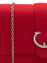 Ravel Red Clutch Bag with Chain - Image 3 of 4
