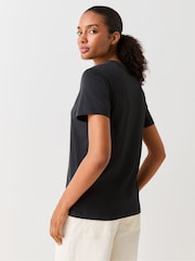 Jack Wolfskin Black Essential T-Shirt - Image 3 of 7