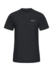 Jack Wolfskin Black Essential T-Shirt - Image 5 of 7