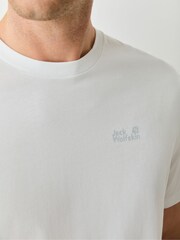 Jack Wolfskin White Essential T-Shirt - Image 3 of 7