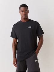 Jack Wolfskin Black Essential T-Shirt - Image 1 of 7