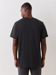Jack Wolfskin Black Essential T-Shirt - Image 3 of 7