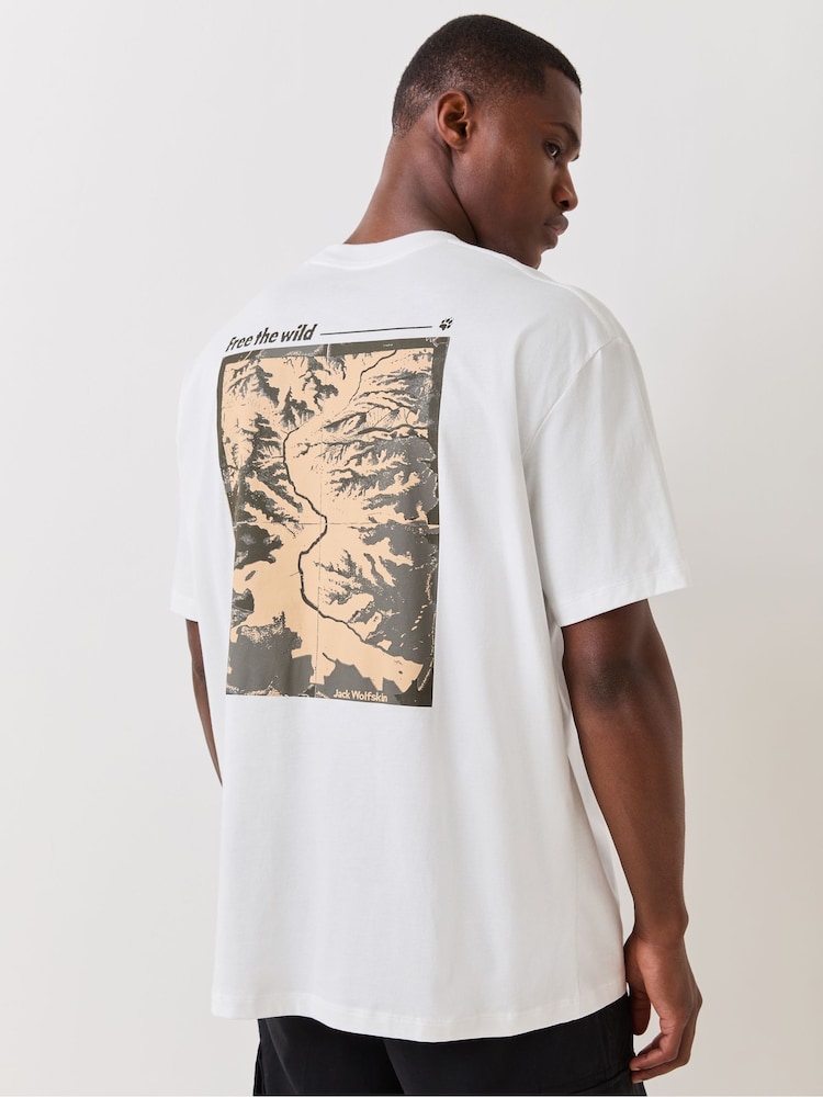 Jack Wolfskin White Confident T-Shirt - Image 1 of 7
