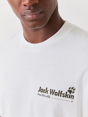 Jack Wolfskin White Confident T-Shirt - Image 4 of 7