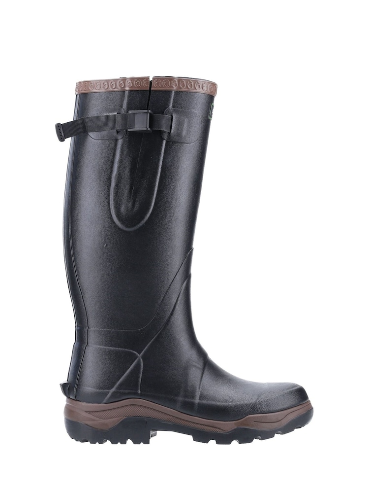 Cotswolds Compass Neoprene Rubber Black Wellingtons - Image 6 of 6