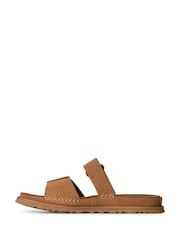 UGG Brown Goldengaze Toe Post Sandals - Image 2 of 6