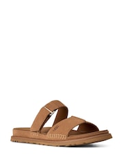 UGG Brown Goldengaze Toe Post Sandals - Image 3 of 6