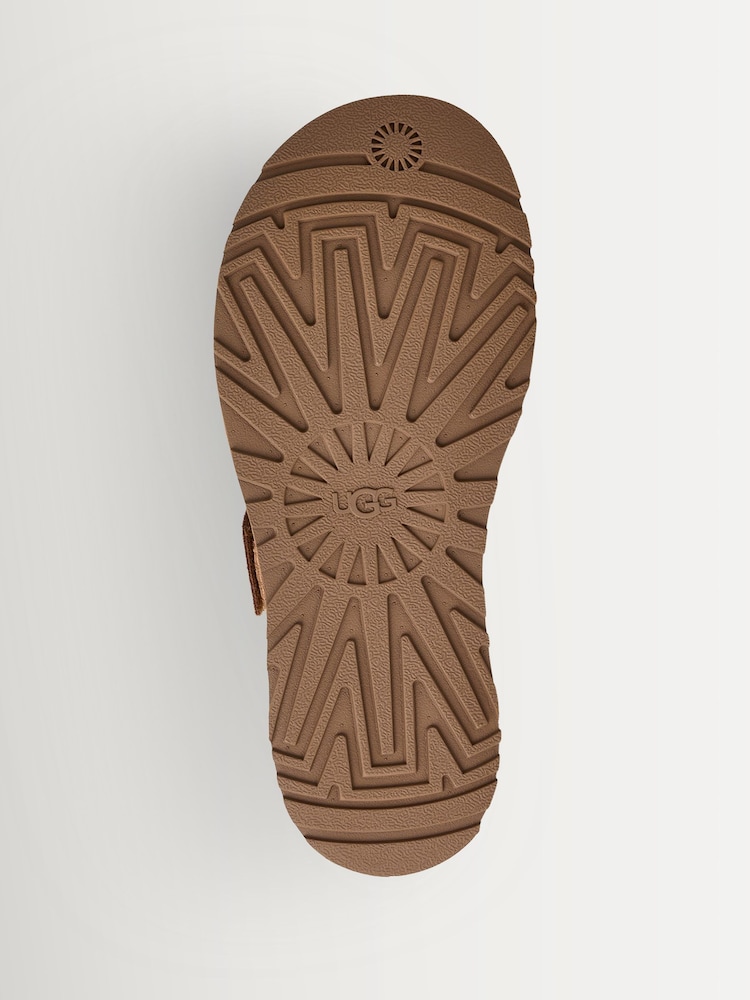 UGG Brown Goldengaze Toe Post Sandals - Image 4 of 4