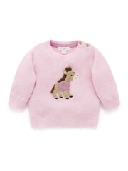 Pink - Purebaby On The Farm Jumper - Bild 1 von 4