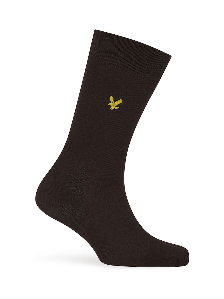 Lyle & Scott Black Core Socks 5 Pack - Image 6 of 6 Lyle & Scott Black Core Socks 5 Pack - Image 6 of 6