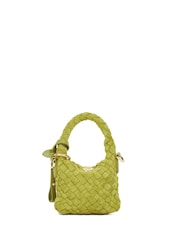 Dune London Green Small Deliberate Xs Extra Woven Charm Bag - Image 3 of 4