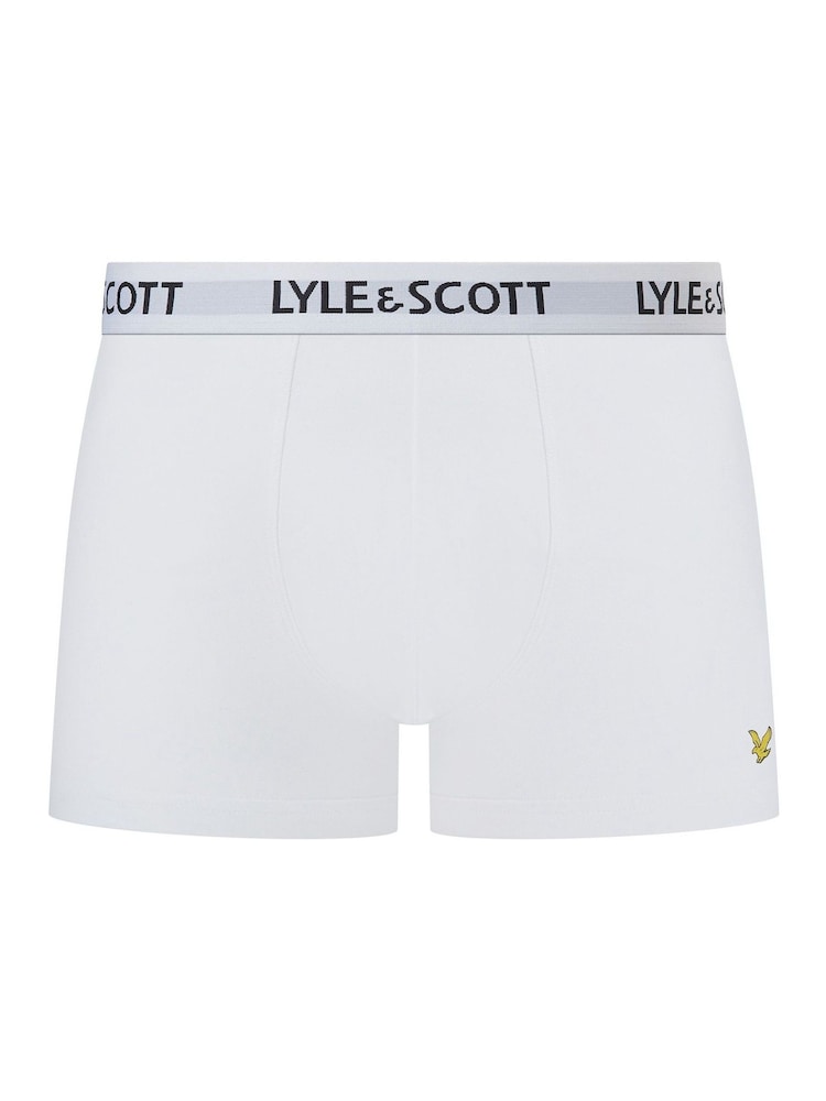Lyle & Scott Blue Miller Underwear Trunks 5 Pack - Image 6 of 6 Lyle & Scott Blue Miller Underwear Trunks 5 Pack - Image 6 of 6