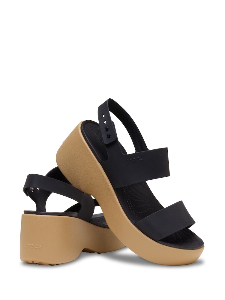 Crocs Black Brooklyn Sky Sandals - Image 2 of 7