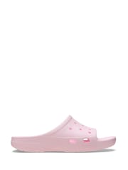Crocs Pink Classic Icon Saturday Slides Women - Image 1 of 7