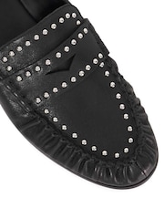 Dune London Black Gazillion Studded Loafers - Image 6 of 6