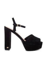 Dune London Black Mayci Ultra Platform Sandals - Image 2 of 6
