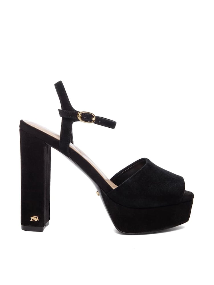 Dune London Black Mayci Ultra Platform Sandals - Image 2 of 6