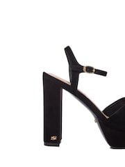 Dune London Black Mayci Ultra Platform Sandals - Image 6 of 6