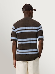 Les Deux Brown Gespertus Knitted Shirt - Image 2 of 7