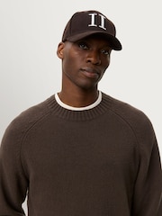 Les Deux Brown Brad Roundneck Knit Jumper - Image 7 of 7